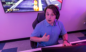 Josh Gonzalez in SEU eSports Arena