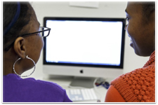 women meeting at the registrar office